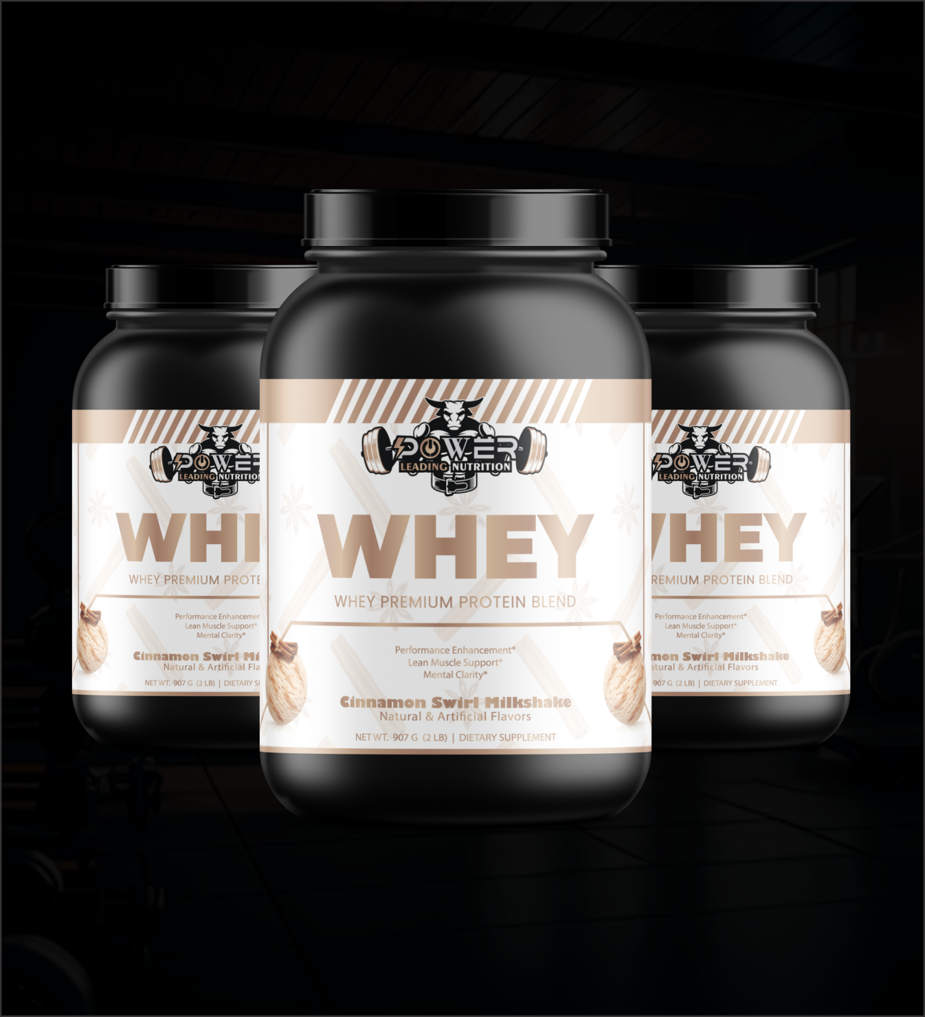 Mezcla de proteína de suero de leche premium (helado con canela)