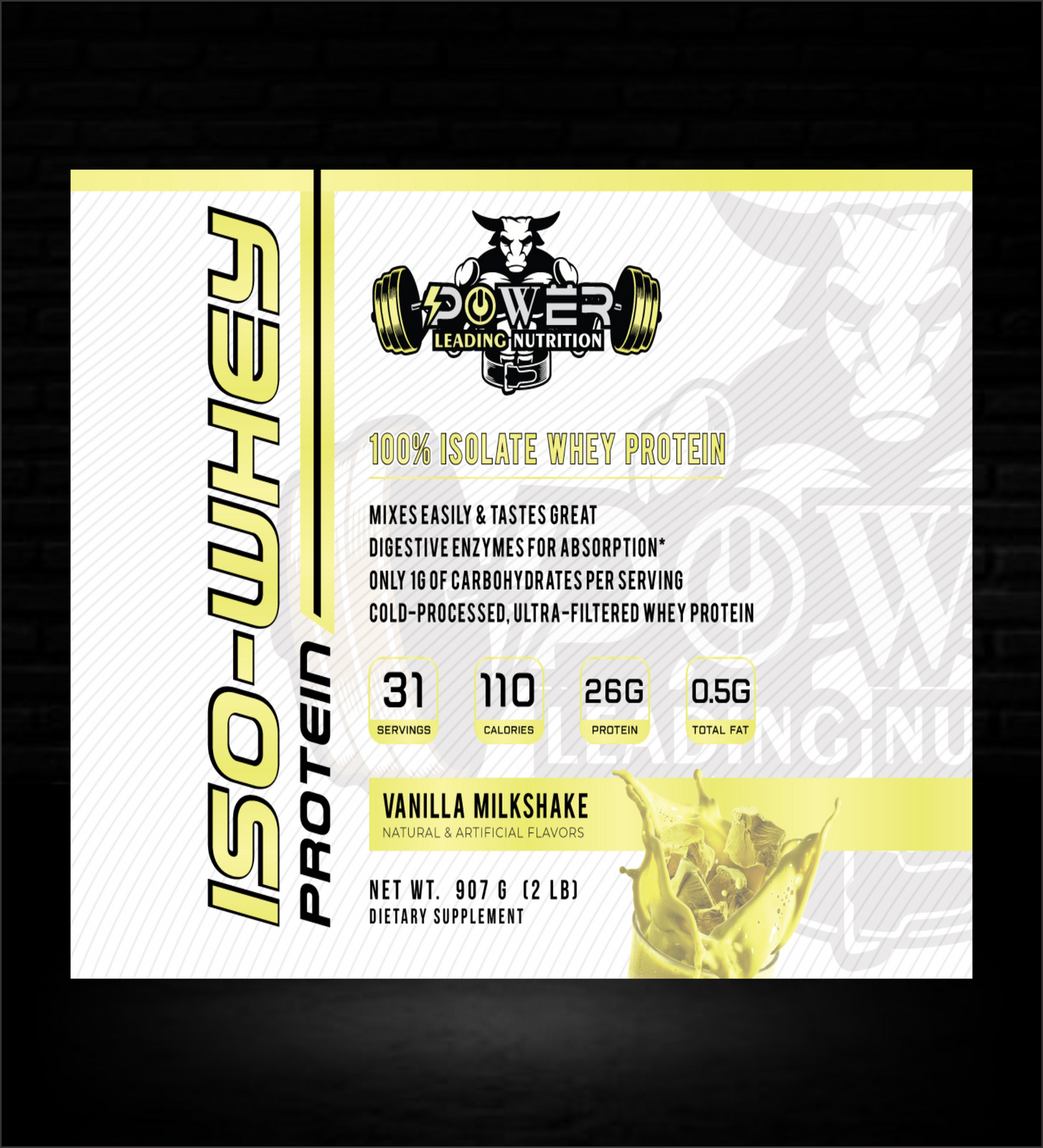 ISO - WHEY (Batido de vainilla)