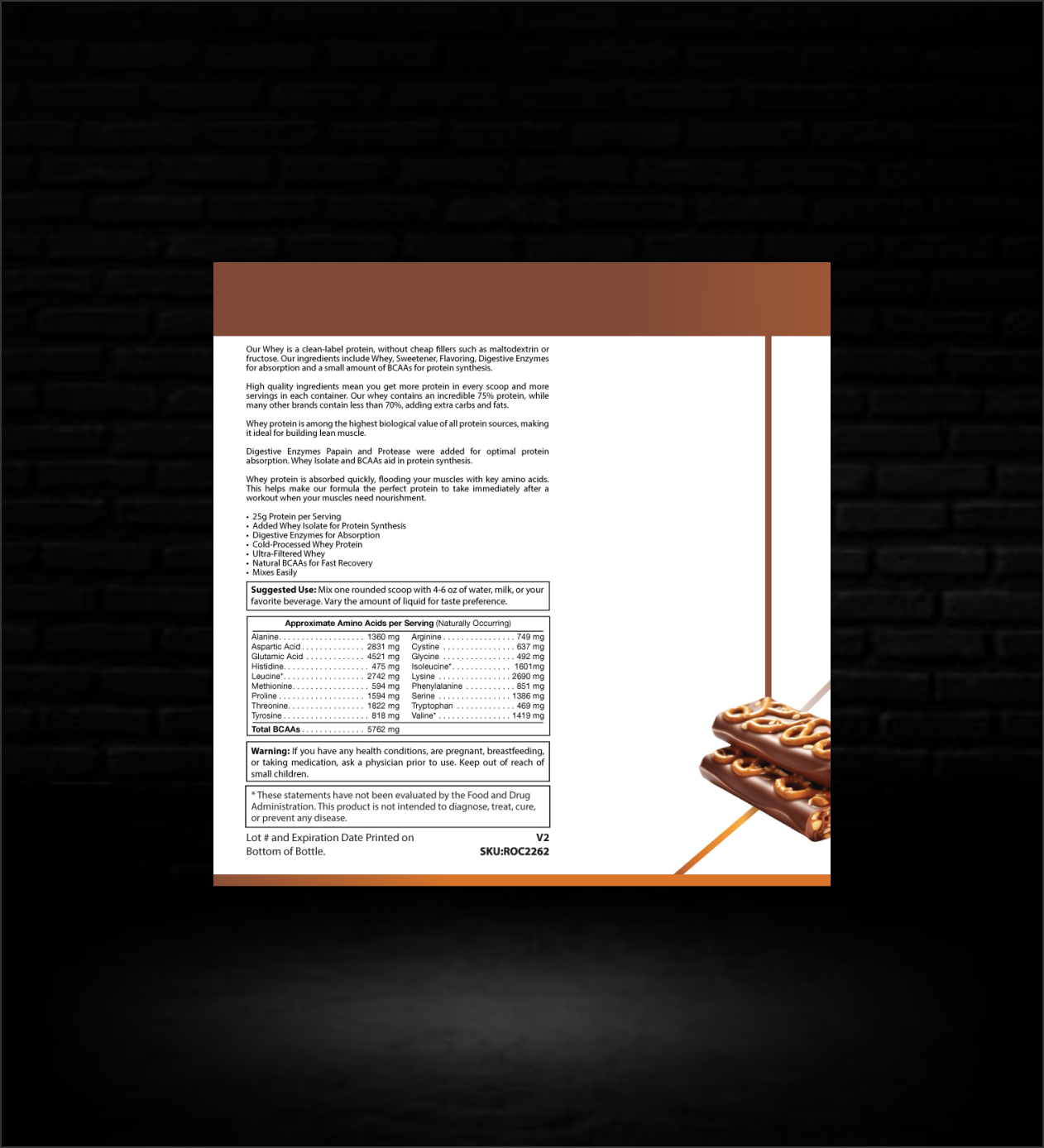 MEZCLA DE PROTEÍNAS DE SUERO PREMIUM (MANTEQUILLA DE MANÍ CON CHOCOLATE)