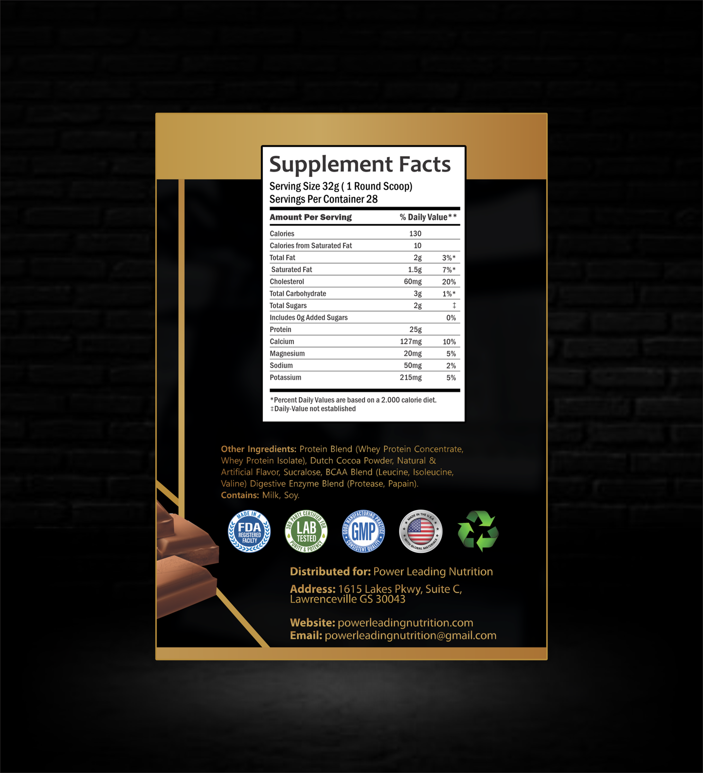 Premium Chocolate Whey Protein Blend | Clean Fuel for Lean Muscle Gains