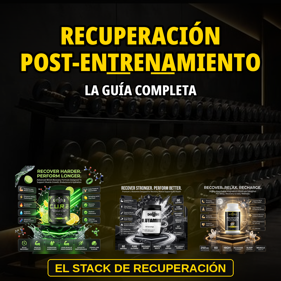 Guía completa de suplementos para la recuperación post-entrenamiento