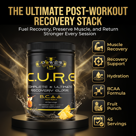 C.U.R.E.® Recovery Supplement | Muscle Recovery & Hydration ( Fruit Punch)
