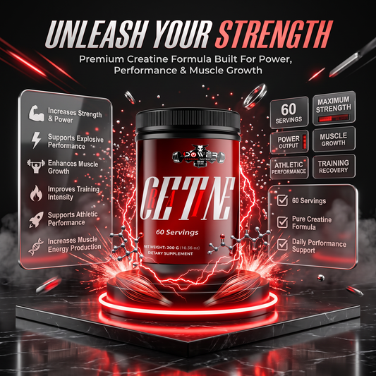 Creatine Monohydrate Powder — Pure Strength & Muscle Builder | Power Leading Nutrition