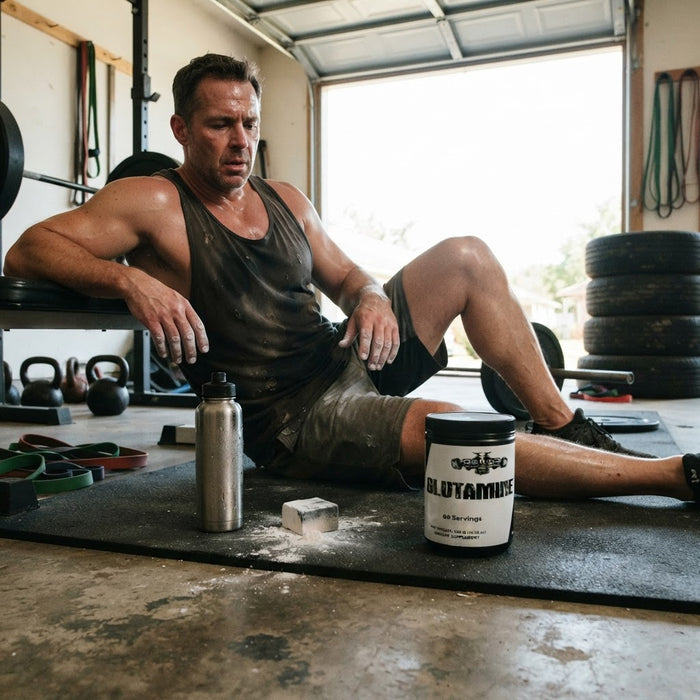 Customer using Power Leading Nutrition supplements