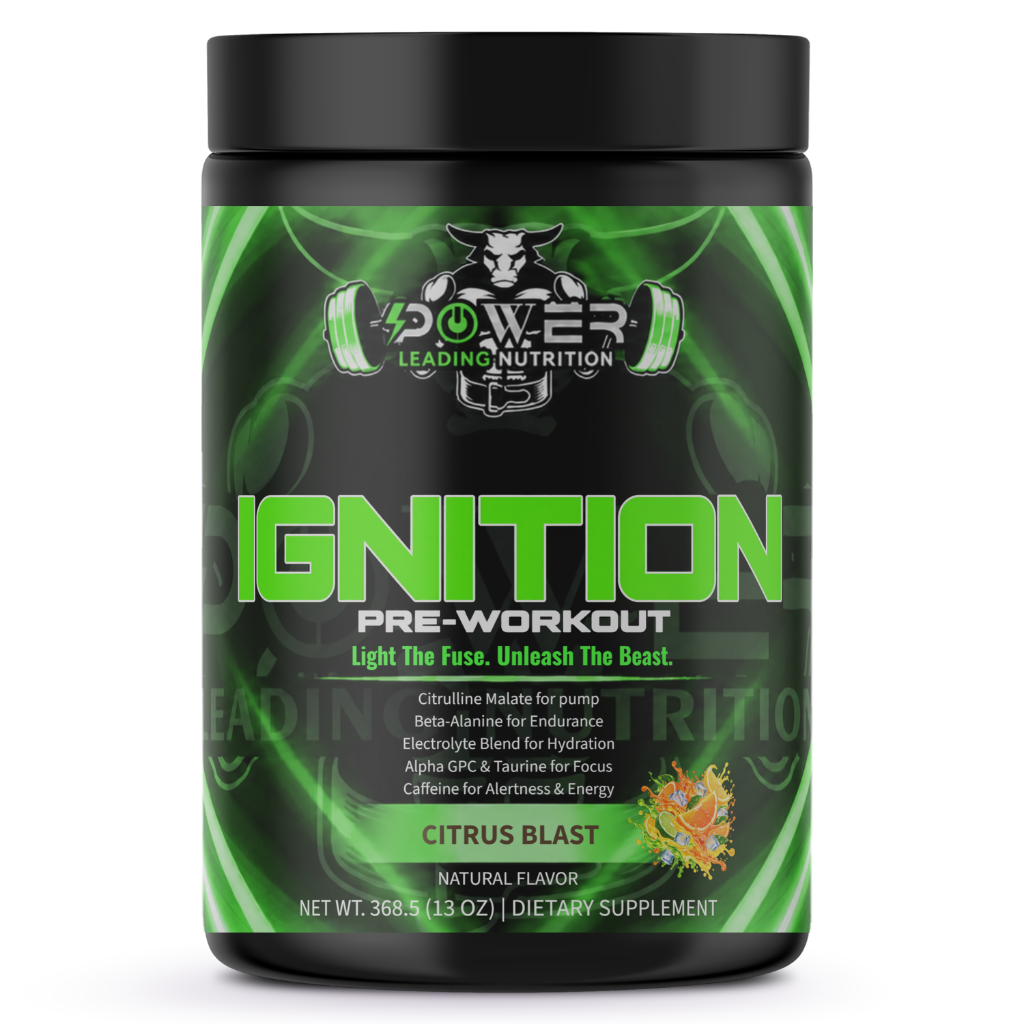 Ignition Pre-Workout – Pump, Focus & Energy Formula (Citrus Blast) ⚡