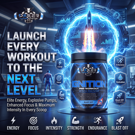 Ignition Pre-Workout – Pump, Focus & Energy Formula (Blast Off) ⚡