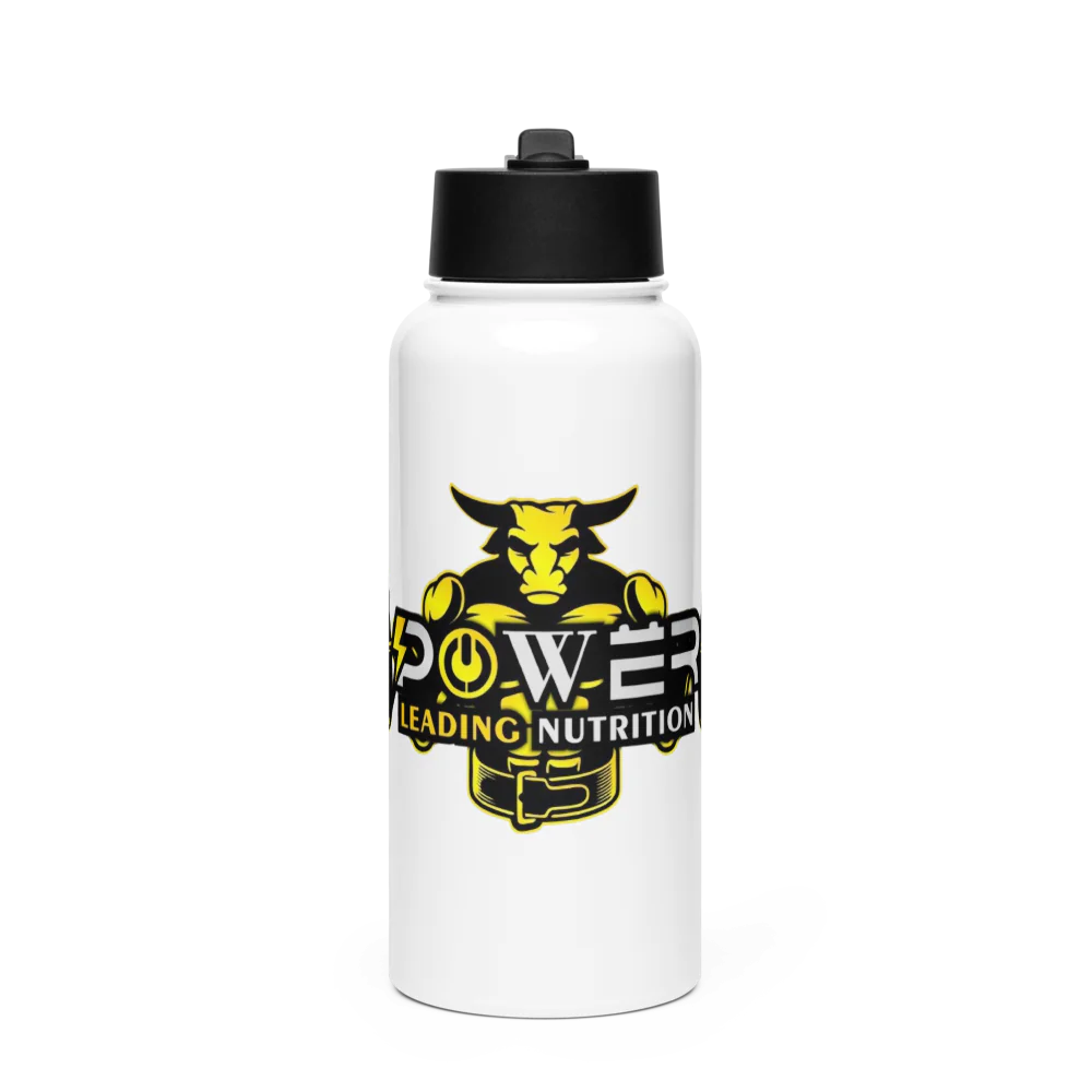 Stainless Steel Water Bottle with a Straw Lid