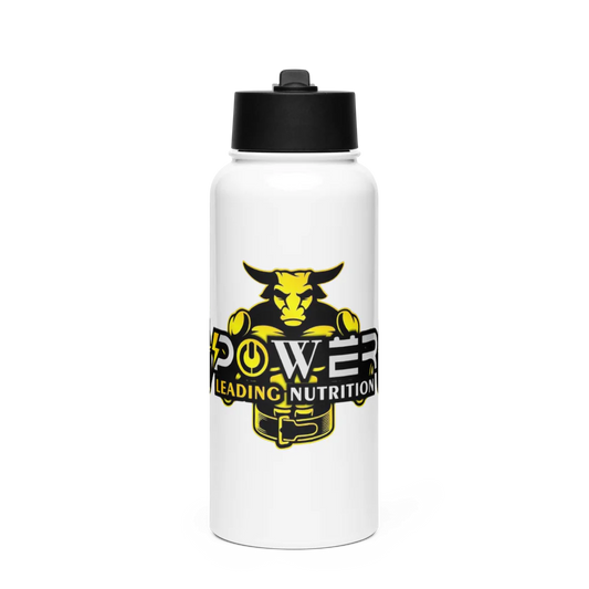 Stainless Steel Water Bottle with a Straw Lid