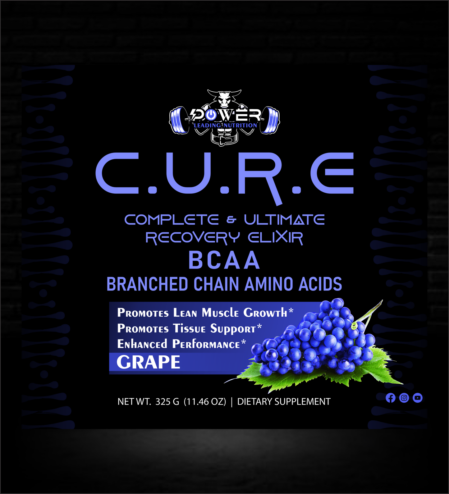 CURE Complete & Ultimate Recovery Elixir (Grape)