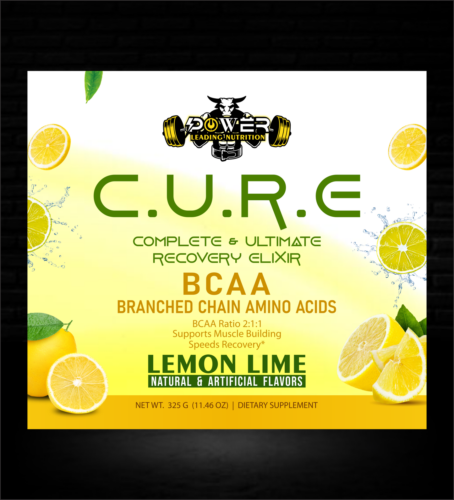 CURE Complete & Ultimate Recovery Elixir ( Lemon)