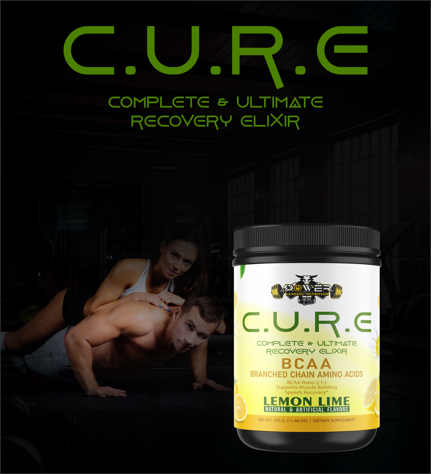 CURE Complete & Ultimate Recovery Elixir ( Lemon)