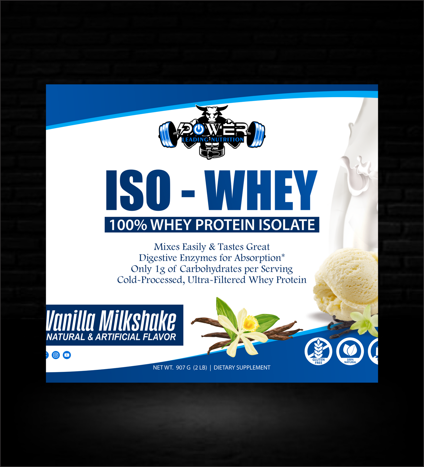 ISO - WHEY (Vanilla Milkshake)