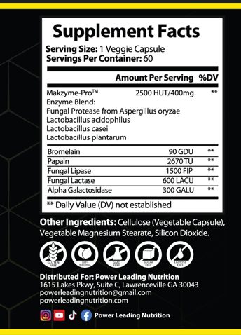 DIGESTIVE ENZYMES 🌿