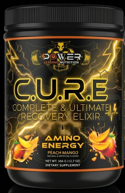 🔥 C.U.R.E™ Amino Energy Peach Mango – Complete & Ultimate Recovery Elixir