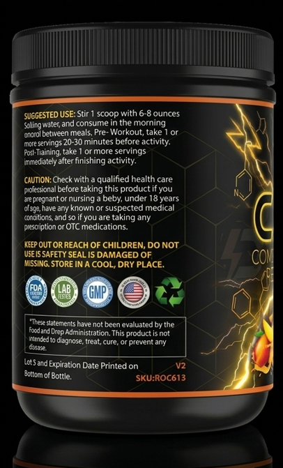 🔥 C.U.R.E™ Amino Energy Peach Mango – Complete & Ultimate Recovery Elixir