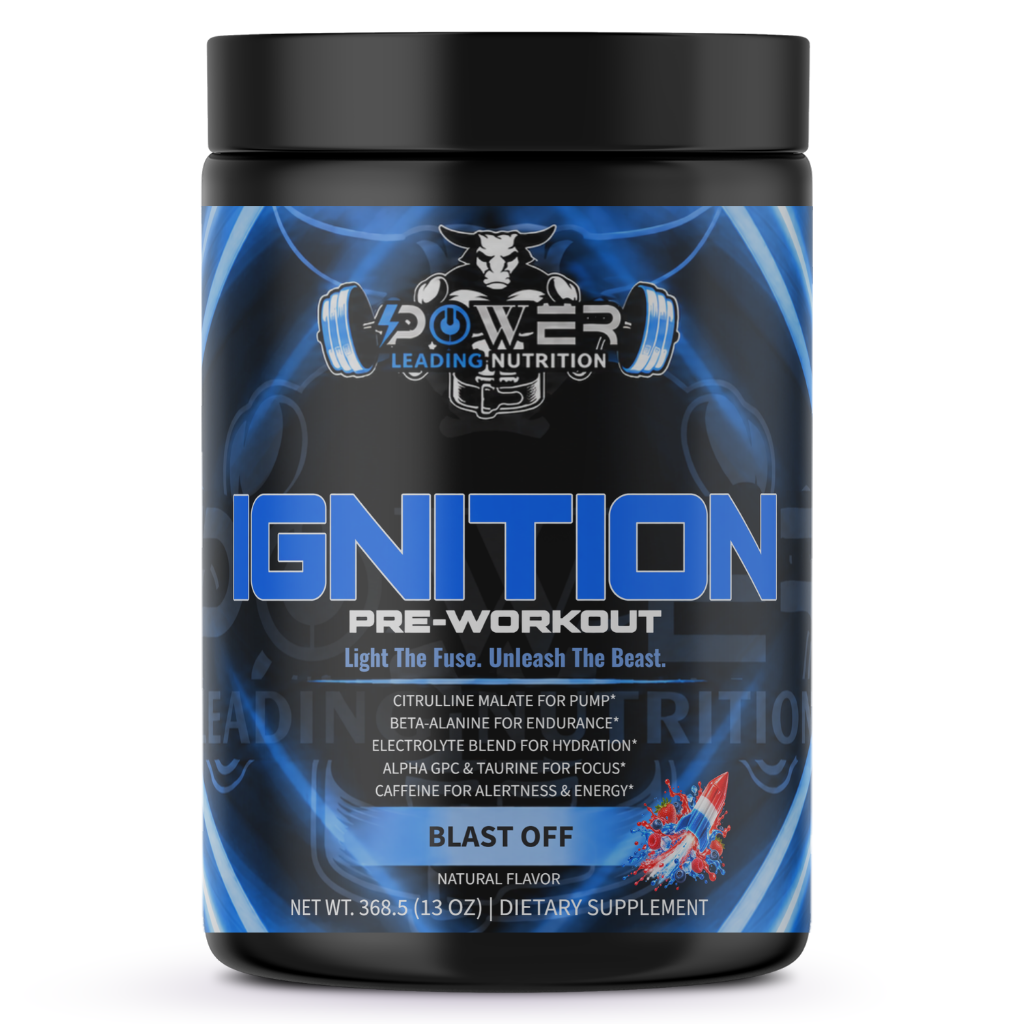 Ignition Pre-Workout – Pump, Focus & Energy Formula (Blast Off) ⚡