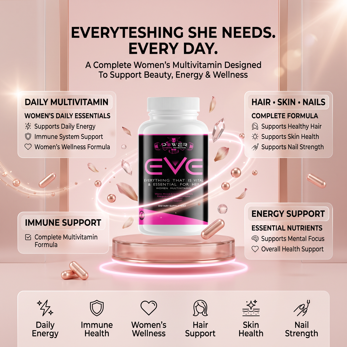 Multivitamínico EVE para mujeres