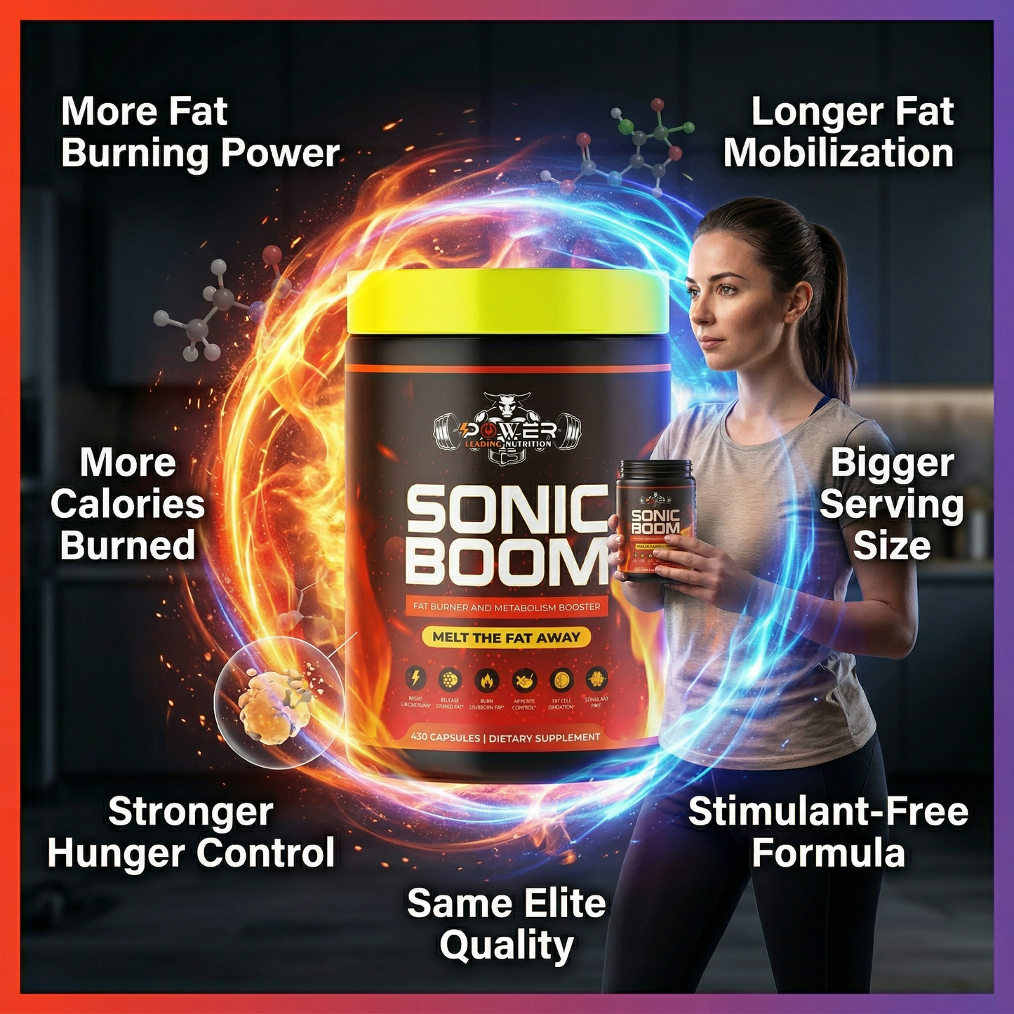 SONIC BOOM Advanced Formula (Fat-Burner & Metabolism Booster) 🔥