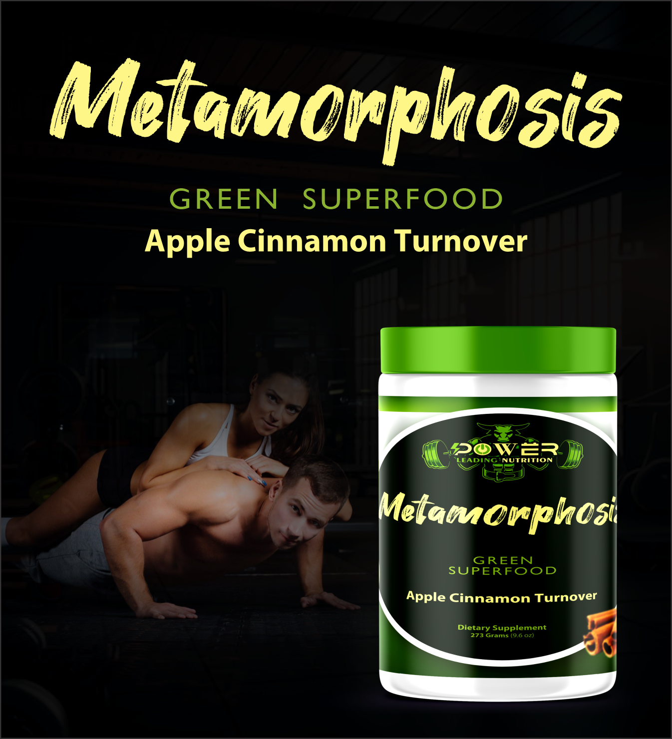 Metamorphosis (Green Superfood) Apple Cinnamon Turnover