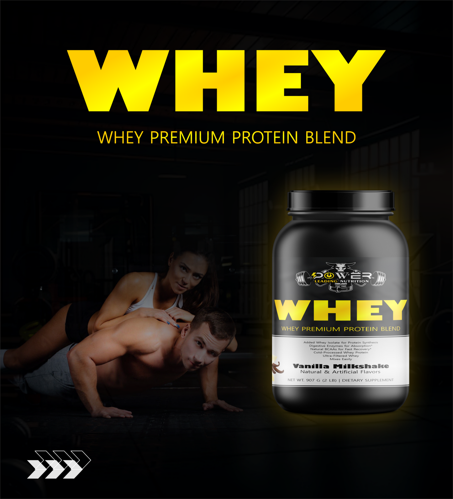 Whey Premium Protein Blend(Vanilla)