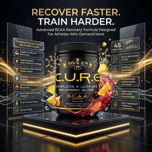 C.U.R.E.® Recovery Supplement | Muscle Recovery & Hydration ( Fruit Punch)