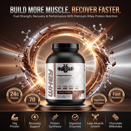 Premium Protein Blend Chocolate Milkshake 5 LB | 24g Protein | Power Leading Nutrition